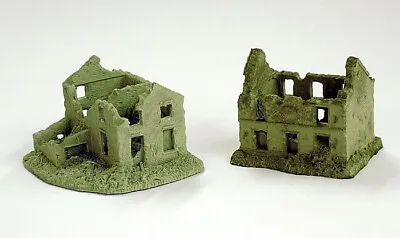 6mm Battle Damaged Houses - Set Of 6 Models  • £12