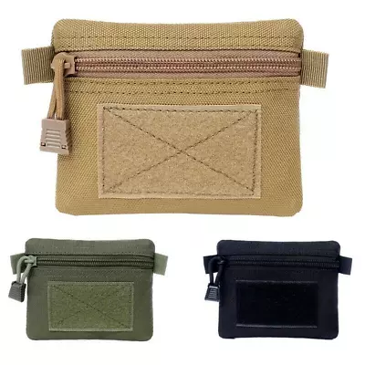 Tactical Men Wallet Pouch EDC Gear Coin Purse Hiking Key Card Holder Pocket Bags • $6.99