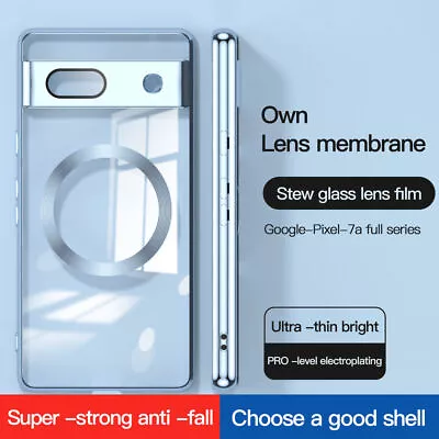 For Google Pixel 7A Slim Plating Thin Crystal Clear Cover Case Screen Protector • $9.89