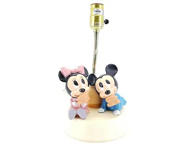 1984 Vintage Mickey And Minnie Mouse Nursery Portable Lamp Night Lite 508 • $23.63