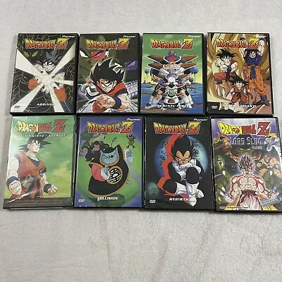 Lot Of 8 Dragon Ball Z Dvds Destruction Departure Showdown Snake Away • $47.88