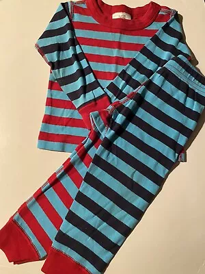 EUC PRE-OWNED INFANT HANNA ANDERSSON STRIPED 2-PC PAJAMAS Size 80 (18-24 MTHS) • $16.99