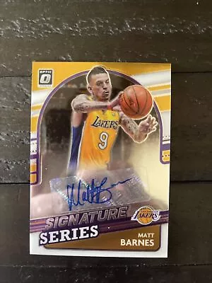 2021-22 Panini Optic Basketball Matt Barnes Signature Series Auto • $25