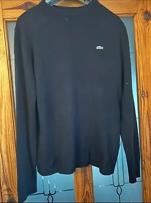 Lacoste Navy Blue Jumper 2XL Fits Like A Large (see Description) • £2.99