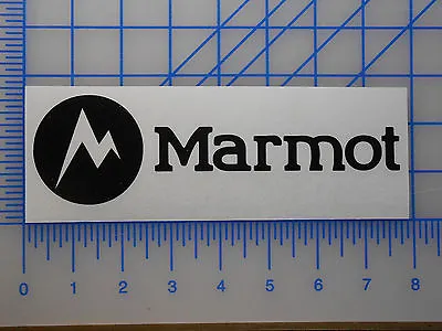 Marmot Logo Decal Sticker 7.5  10  Jacket Coat Pants Pack Tent Gloves Bag  • $3.49