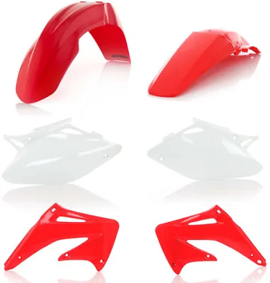 Acerbis Plastic Body Kit For Honda CRF 450 R CRF450 R 2004 Stock Colors Red • $114.36