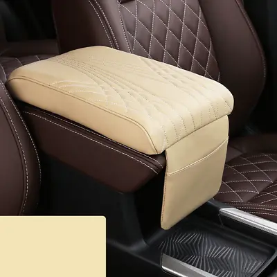 PU Leather Car Center Console Armrest Box Cushion Mat Pad Fit For Auto Truck SUV • $29.60