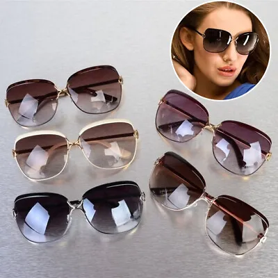 $13.98 • Buy Women UV Protection Sunglasses Anti UVA UVB Metal Frame Eye Female Sunglasses