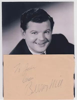 Benny Hill Autograph Original Hand Signed Album Page • $180.29