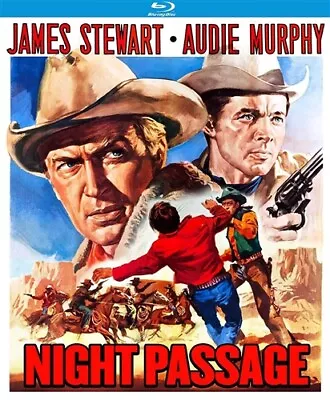 NIGHT PASSAGE New Sealed Blu-ray 1957 James Stewart Audie Murphy Dan Duryea • $18.49