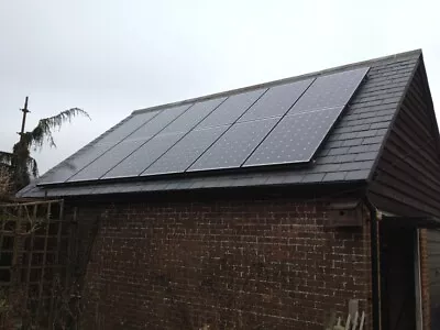 4KW  SOLAR PANEL KIT  ****BLACK PANELS****  Solar Kit Best Uk Price • £3300