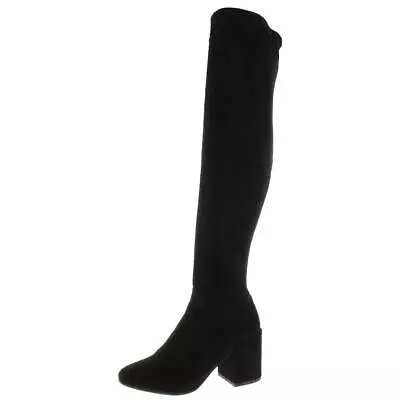 Bar III Womens Gabrie Black Over-The-Knee Boots Shoes 11 Medium (BM)  7581 • $6.99