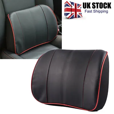 Car Seat Cushion Waist Rest Lumbar Back Support Cushion Soft Memory Foam UK • £14.99