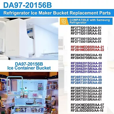 DA97-14474C Genuine OEM Samsung Refrigerator Ice Tray Bucket **BRAND NEW** • $120