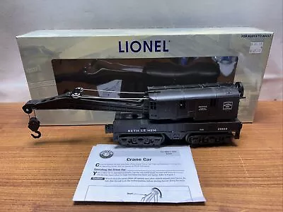 Lionel 6-29869 O Gauge Bethlehem Steel Crane Car #29869 LN/Box • $108