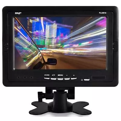 Pyle PLHR70 7'' Widescreen LCD Video Screen Monitor Display • $42.48