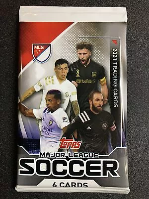 2021 Topps Soccer MLS (6) Card Packs. Foil Parallels 🔥 • $5