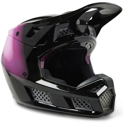 NEW Fox V3 RS Detonate Black Motocross Dirt Bike Helmet • $499