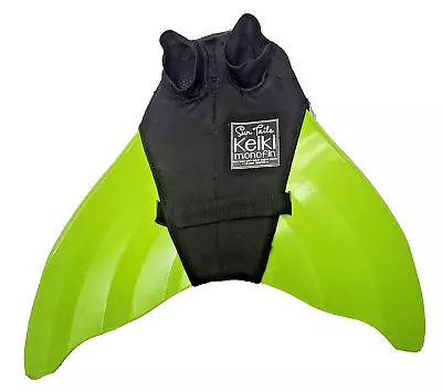 Sun Tails Mermaid Dolphin Monofin Swim Fin Snorkel Flipper Green Keiki-Child • $15