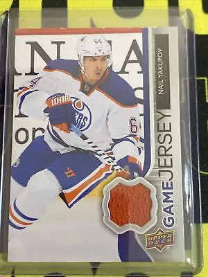 2014-15 Upper Deck Nail Yakupov Game-used Nhl Memorabilia #gj-ny Edmonton Oilers • $1.99