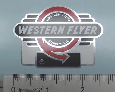 Western Flyer Tricycle Badge Decal • £24.32