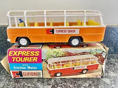 Clifford Roxy Toys Mercedes Express Tourer Coach Friction Hong Kong  1960’s Bus • £20