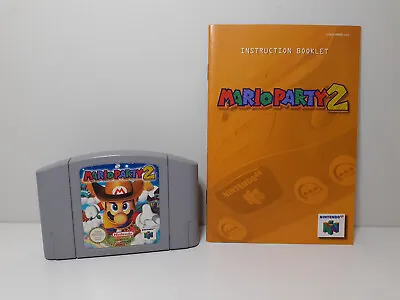 Mario Party 2 N64 With Manual - Excellent Condition PAL (Nintendo 64) • $159.50