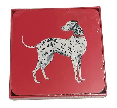 Laura Ashley 'Dogs On Parade' Set Of 4 Assorted Cork Back Coasters • £11.25