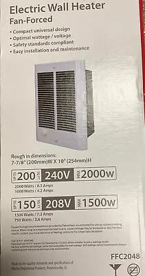 Marley Engineered 240vac  Ffc2048 (brand New) Wall Heater  Fan Forced • $250