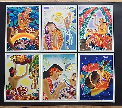 1939-1940 Set Of 6 Frank Macintosh Art Matson Line Hawaiian Menu Covers • $347