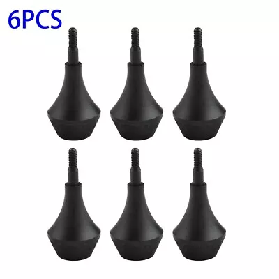 6pcs Archery Arrowhead Nylon Blunt Screw In Broadheads Arrow Point Game Practice • $35.44