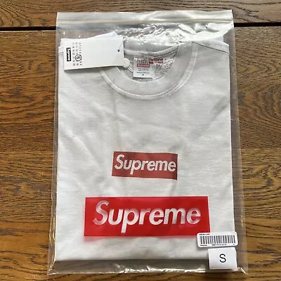 Supreme X Maison Margiela MM6 2024 Box Logo White Tee Shirt - Men’s Size S NWT • $159