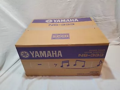 NEW Yamaha NS-333 2-Way Bass Reflex Bookshelf Speakers System SEALED BOX • $200