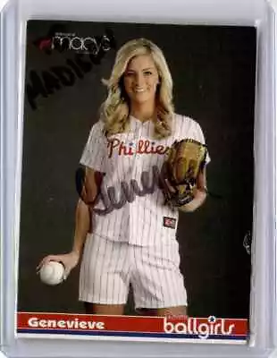 2012 Macy's Phillies Ballgirls Genevieve Haney Auto Baseball Card • $25