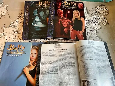 Buffy The Vampire Slayer Rpg Lot Eden Studios Horror  Monster Smackdown Slayer's • $69.95