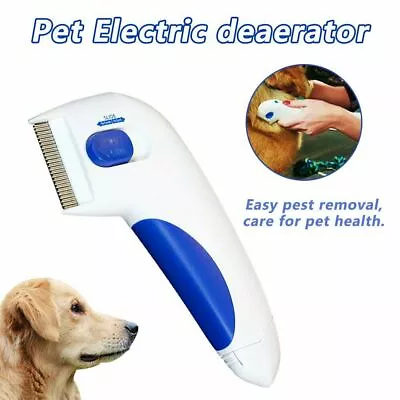 £9.79 • Buy Electronic Electric Flea Zapper Comb Safe Dog Cat Pets Kills Fleas UK