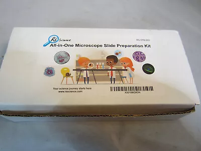 Home School R's Science All In One Microscope Slide Prep Kit & 48 Slides New • $29.99