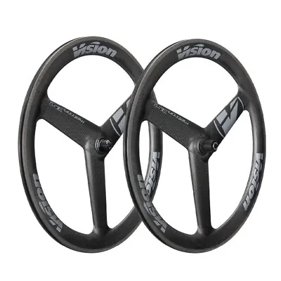 NEW FSA Vision Metron 3-Spoke Disc Brake Carbon Wheelset • $2300