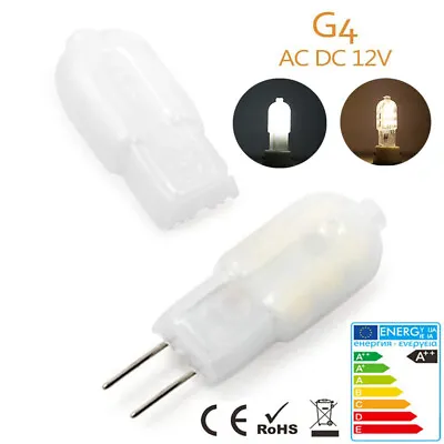 2-10x G4 LED Bulbs 2W AC/DC 12V Capsule Light Bulb Replacement Lamps Halogen • £4.39