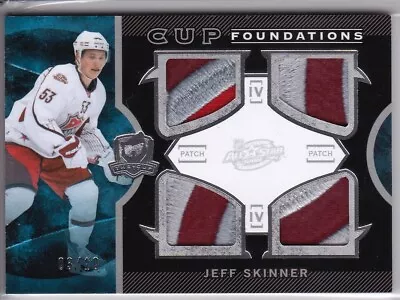 2012-13 THE CUP Foundations JEFF SKINNER Quad Patch CRAZY /10 RARE • $40