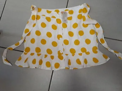 £2 • Buy Bnwt Ladies Yellow Polka Dot River Island Skirt Size 12 