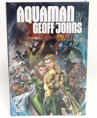 Aquaman By Geoff Johns Omnibus HC DC Comics New $75 Hardcover Throne Of Atlantis • $39.95