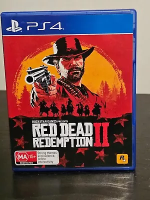 Red Dead Redemption 2 Rockstar Includes Maps  Playstation 4 Game PS4 Disc • $19.95