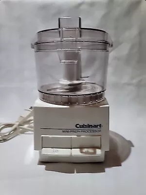 Cuisinart Mini-Prep Plus 4-cup Mini Food Processor White Model DLC-1TX Tested • $16