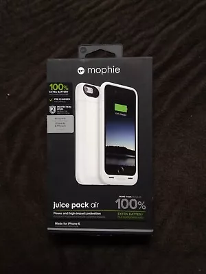 Mophie Juice Pack Air 100% External Battery White For IPhone 6 & 6sFree Shipping • $39.99