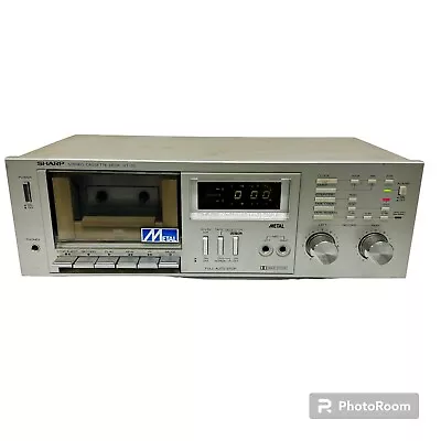 VINTAGE SHARP Stereo Cassette Deck RT-20 Computer Controlled Multi-display • $49