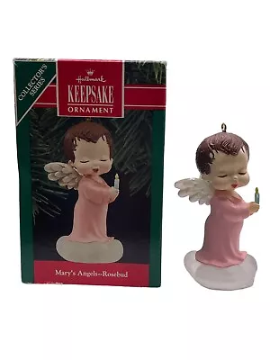 Hallmark Keepsake Mary's Angels - Rosebud #3 In Series 1990 Ornament • $55