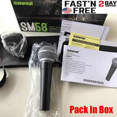 For Shure SM58-LC Wired XLR Dynamic Vocal MicXLR Dynamic Vocal Microphone SM58LC • $35.89