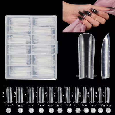 120 Pcs Quick Poly Building Gel Mold False Nail Tips Extension Forms Nails Art • $7.99