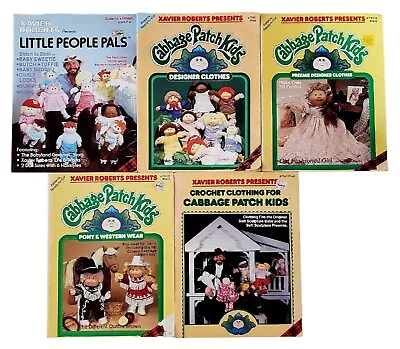 Xavier Roberts 1982 Little People Pal Cabbage Patch Pattern Books Crochet Pony  • $21